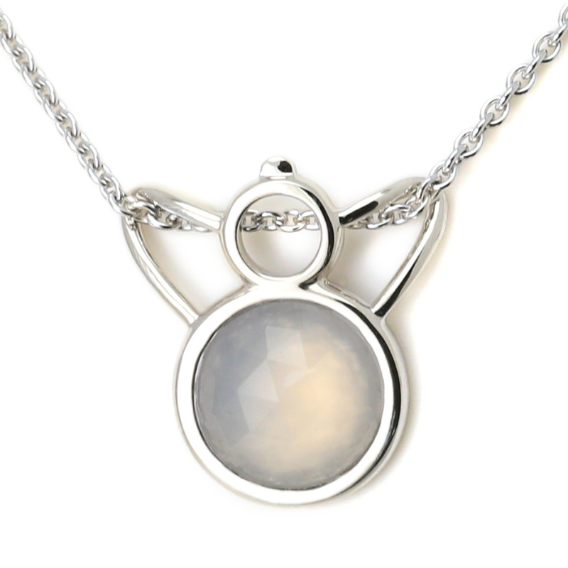 Sophie-rinieri-pendentif-abundance-calcédoine-bleue-or-blanc-communication-et-serenite