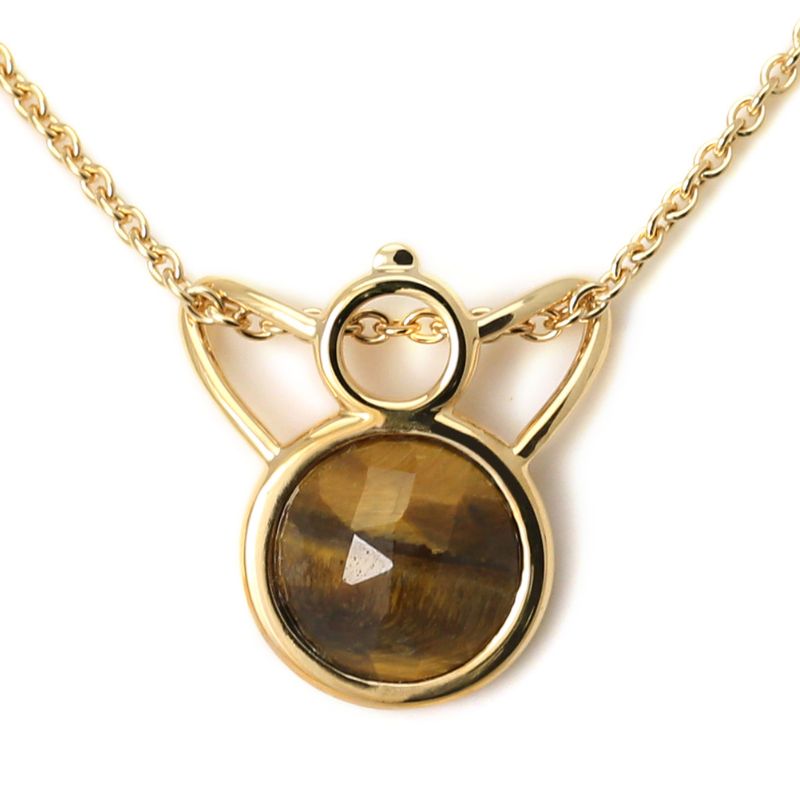Sophie-rinieri-pendentif-abundance-œil-de-tigre-or-jaune-courage-et-affirmation-de-soi
